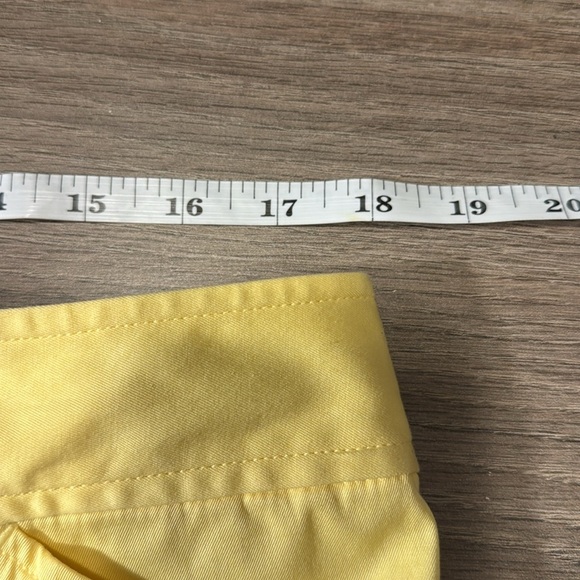 Venezia capri pants size 16 W Yellow Cotton Blend Pants vibrant summer - Picture 9 of 11